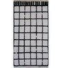 Grey Geometrical Wool and Viscose 5 ft X 8 ft Flat Weaves