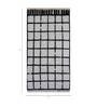 Grey Geometrical Wool and Viscose 5 ft X 8 ft Flat Weaves