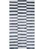 Grey Geometrical Wool and Viscose 5 ft X 8 ft Flat Weaves