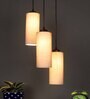 Tulia Grey Cloth Cluster Hanging Light