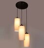 Tulia Grey Cloth Cluster Hanging Light