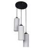 Tulia Grey Cloth Cluster Hanging Light