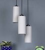 Tulia Grey Cloth Cluster Hanging Light