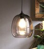 Jasper Grey Glass Hanging Light