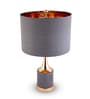 Grey Glass Noir Royale table lamp