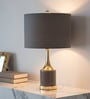 Grey Glass Noir Royale table lamp