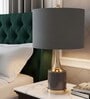 Grey Glass Noir Royale table lamp