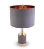 Grey Glass Noir Royale table lamp