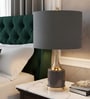 Grey Glass Noir Royale table lamp