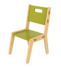 Grey Guava Kids Study Chair in Green Colour