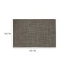 Grey Hadley Rectangular PVC Dining Table Placemat
