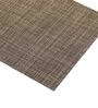 Grey Hadley Rectangular PVC Dining Table Placemat