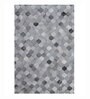 Grey Hair On Leather Abstract Hand Woven 9ftx12ft Carpet