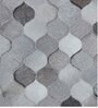 Grey Hair On Leather Abstract Hand Woven 9ftx12ft Carpet