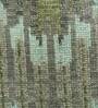 Grey Ikat Wool 6 ft x 9 ft Hand Knotted Carpet