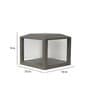 Taio Grey Aluminium Gate Light