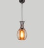 Grey Iron Jaal Single Glass Hanging Light  Light DecorativeRay