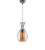 Grey Iron Jaal Single Glass Hanging Light  Light DecorativeRay