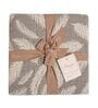 Grey Jacquard Cotton Reversible Kids Blanket
