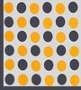 Mustard Geometric 120 TC Cotton Queen Sized Bedsheet with 2 Pillow Cover