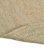 Grey Jute Hand Woven 6 X 6 Feet Dhurrie