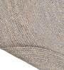 Grey Jute Hand Woven 6 X 6 Feet Round Carpet