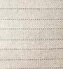Grey Jute Stripes 18x18 inches  Large Cushion Covers  (2Pcs)