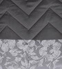 Grey Kanan Reversible King Quilt With 2 Pillow Cover