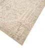 Grey Kilim Wool & Bamboo Silk 8 ft x 10 ft Hand Woven Carpet