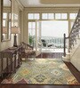 Grey Persian Wool 8 ft x 10 ft Hand Knotted Carpet