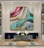 Grey Artly Canvas Framed Acrylic Paint Hand Paintings