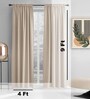 Grey lightweight Satin Solids 9ft Light Filtering Rod Pocket Long Curtains (2 Pcs)