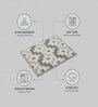 Grey Abstract Microfiber 24X16 Inches Anti-Skid Door Mat