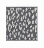 Grey Floral Microfiber 24X16 Inches Anti-Skid Door Mat