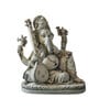Grey Marble Dust Ganesha Sculpture