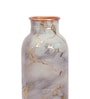 Grey Marble Gold Vein Copper Bottle