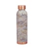 Grey Marble Gold Vein Copper Bottle