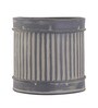 Grey Metal  Desk Pot Set of 1