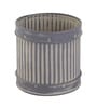 Grey Metal  Desk Pot Set of 1