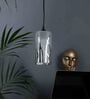 Bezel Powell Grey Glass Hanging Light