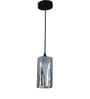 Bezel Powell Grey Glass Hanging Light