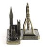 Grey Metal Zevon Monument Showpiece