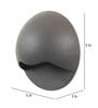 Urbain Grey Metal Outdoor Wall Light
