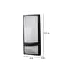 Lilac Grey Metal Outdoor Wall Light