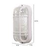Palencia Grey Plastic Outdoor Wall Light