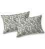 Grey Metro 186 TC Cotton Double Bedsheet With 2 Pillow Covers