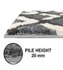 Grey Microfiber 16x24 Inches Super Soft Bath Mat