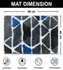 Grey Microfiber 16x24 Inches Super Soft Bath Mat