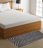 Grey Microfiber 55 x 22 Inches Machine Made Floor Runner