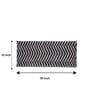 Grey Microfiber 55 x 22 Inches Machine Made Floor Runner